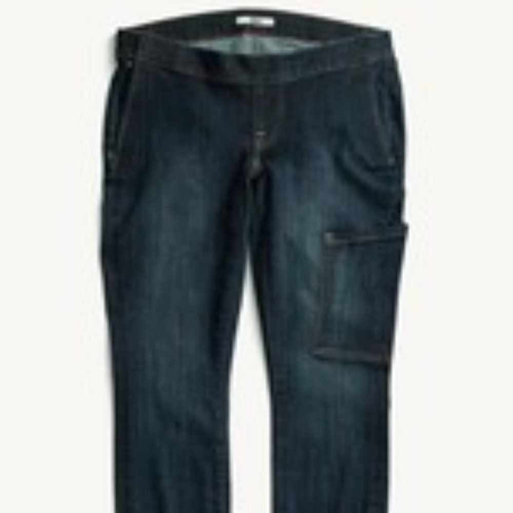 Tommy Hilfiger Adaptive (Wheelchair) Jeans Size 12 Straight Leg Velcr0 Fasteners